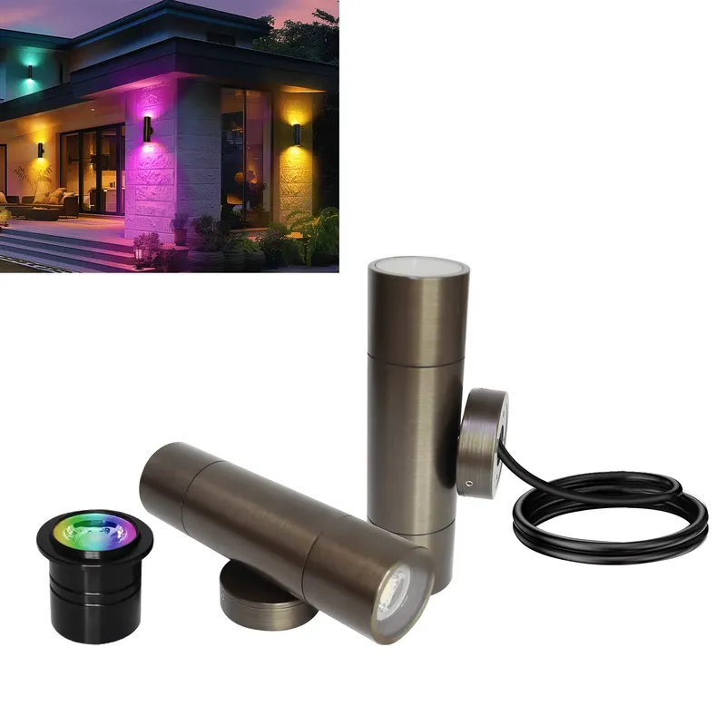 Smart Gardening - Lámpara de Pared LED para Exteriores