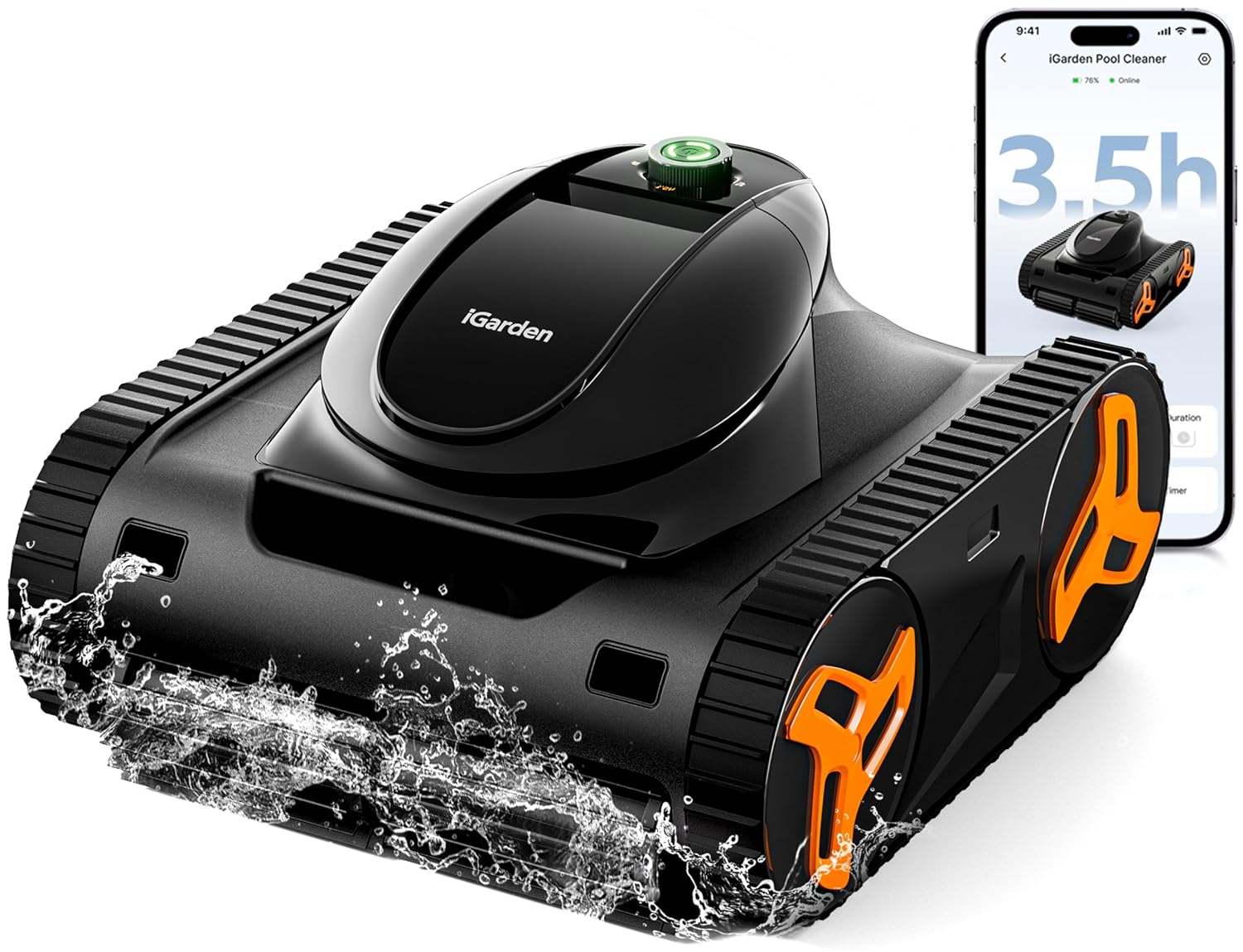 Smart Gardening - Limpiador Robótico de Piscinas Serie KN,