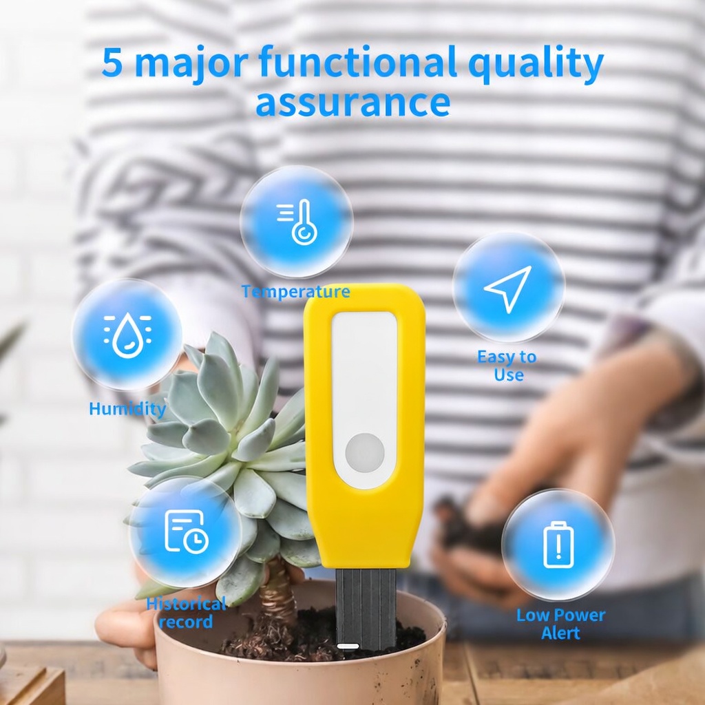 Monitor de Suelo WiFi Tuya, Se - Smart Garden Sensors reseña y precio