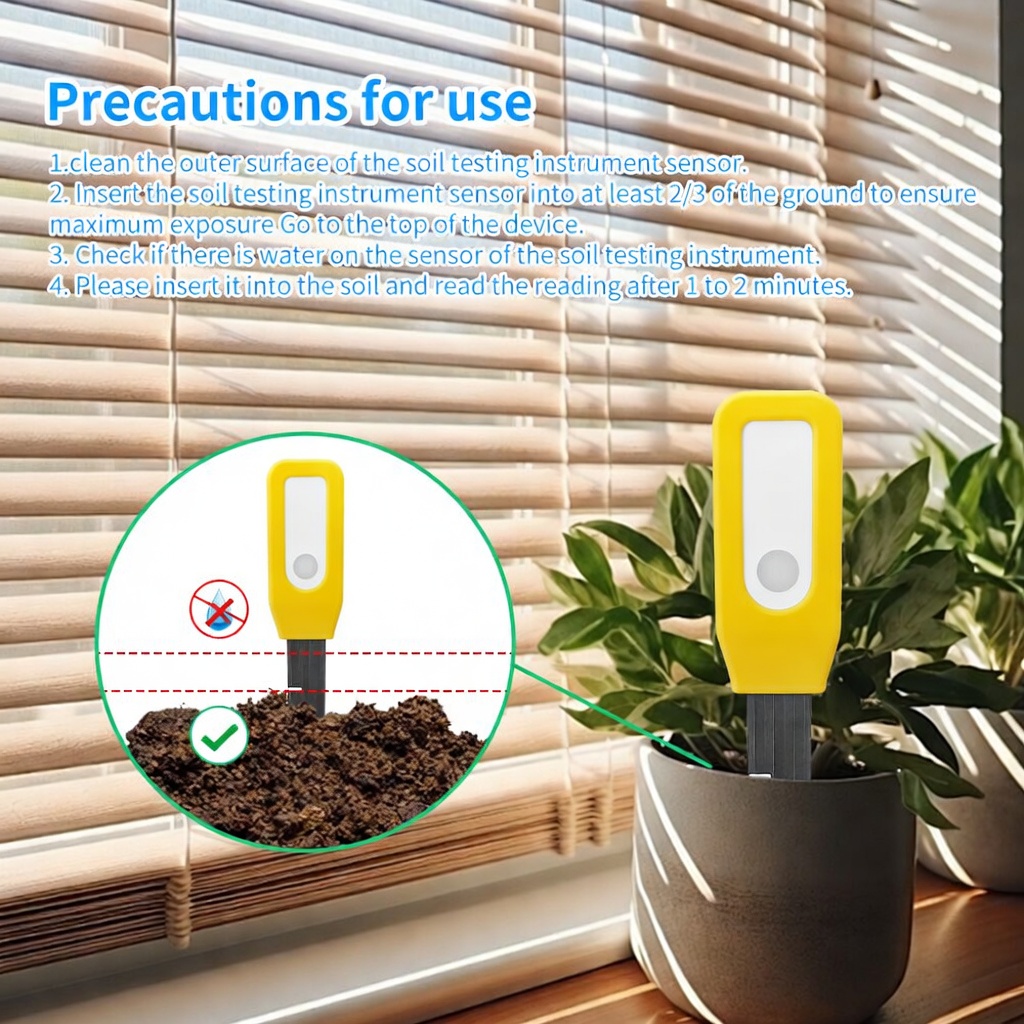 Monitor de Suelo WiFi Tuya, Se - Smart Garden Sensors reseña y precio