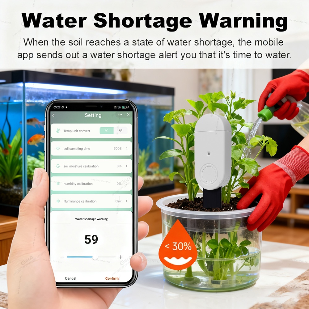 Sensor Zigbee de Fertilidad, T - Smart Garden Sensors reseña y precio