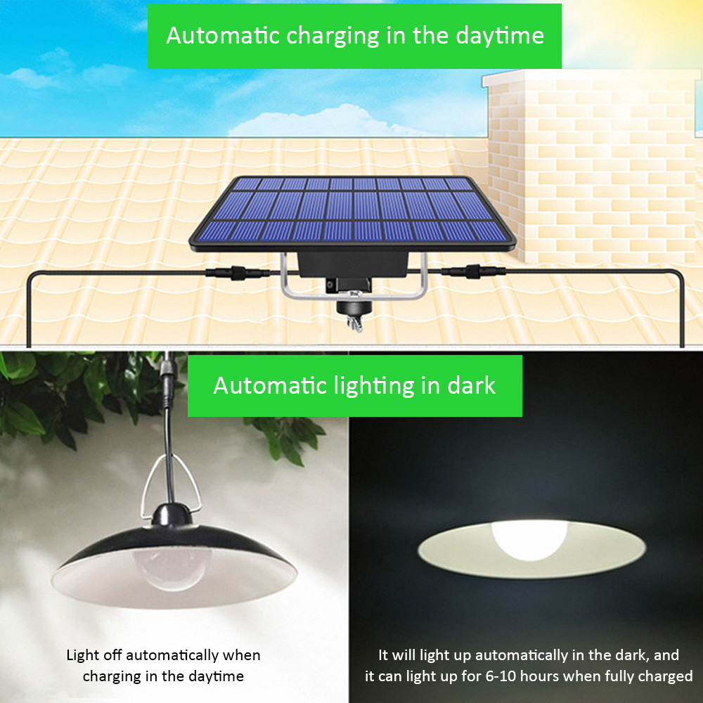 Luces colgantes solares de dob - Smart Garden Sheds reseña y precio