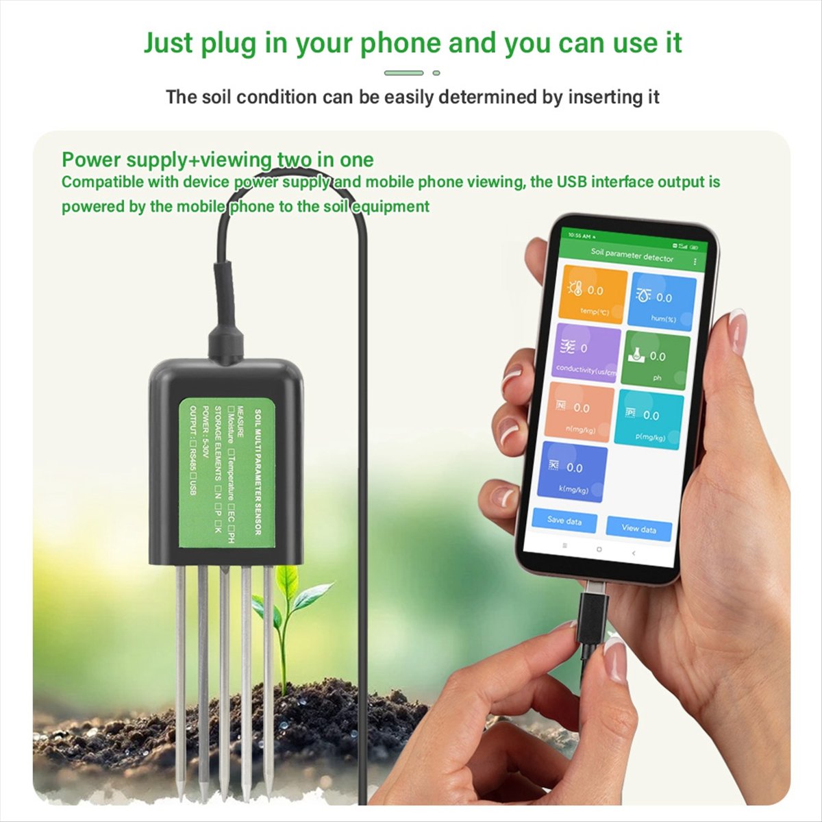 Medidor de pH del Suelo A08I,  - Smart Garden Nutrients reseña y precio
