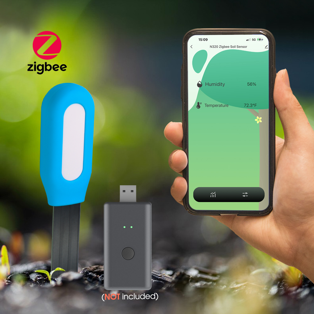 Sensor de suelo Tuya Zigbee, D - Smart Garden Sensors reseña y precio