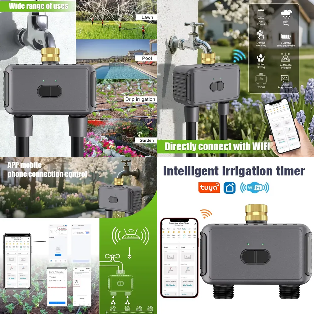 Temporizador de Riego Intelige - Smart Gardening reseña y precio