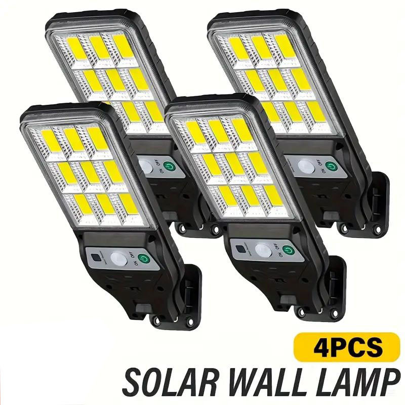 4PCS Aplique solar de pared co - Smart Garden Solar Lights reseña y precio