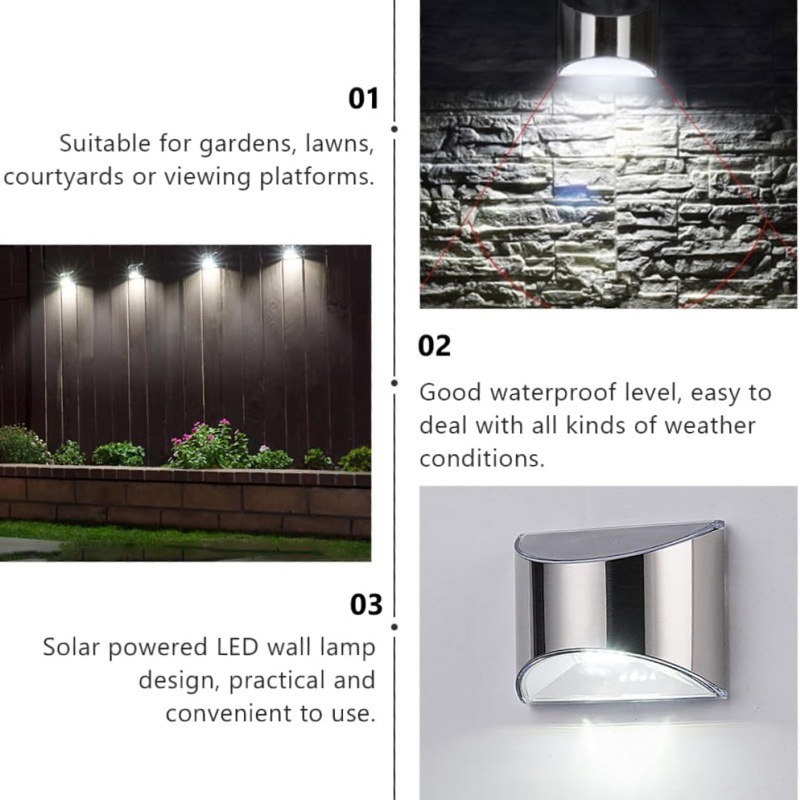 Luz Solar de jardín de acero i - Smart Garden Solar Lights reseña y precio