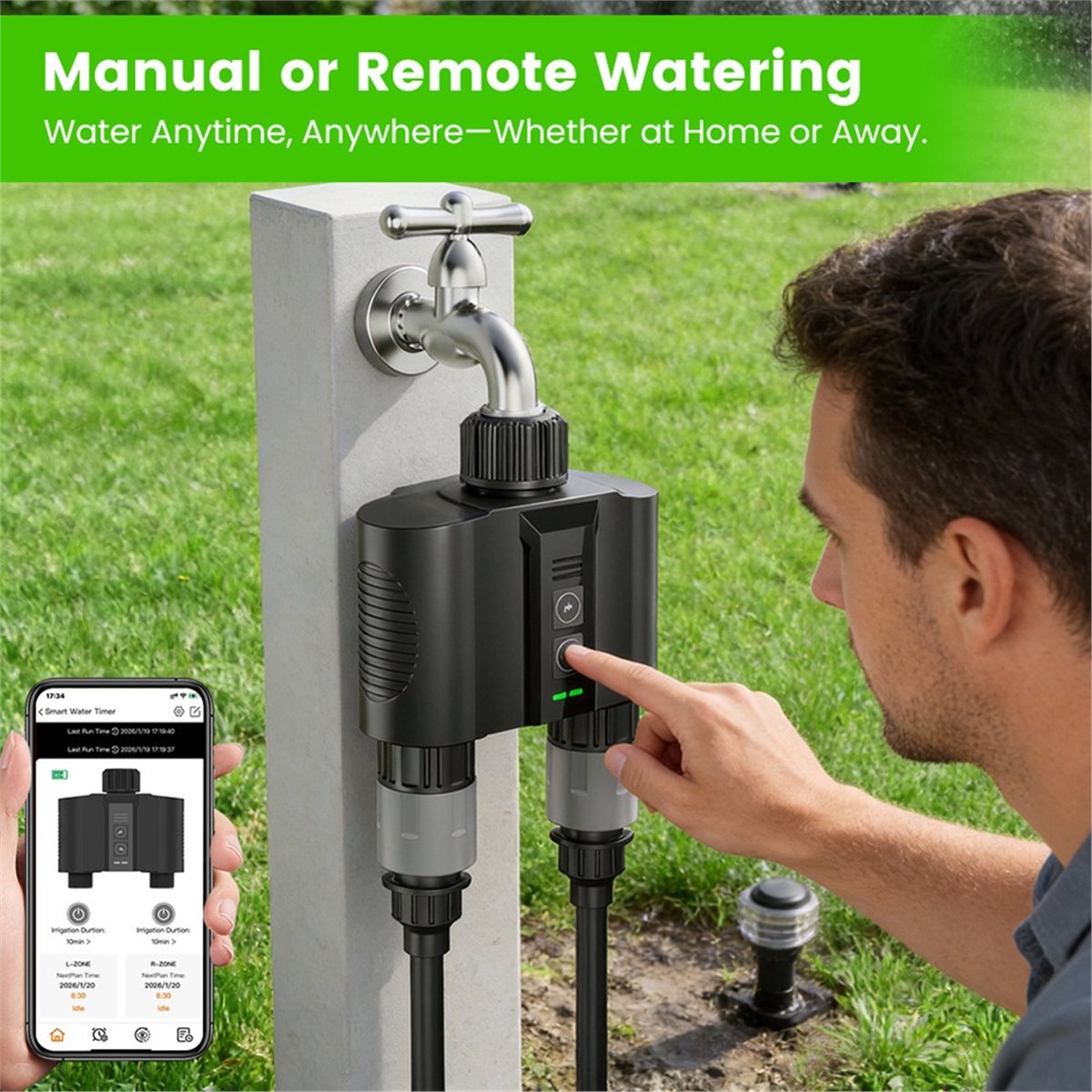 Y17A 1 Set Temporizador de Rie - Smart Gardening reseña y precio