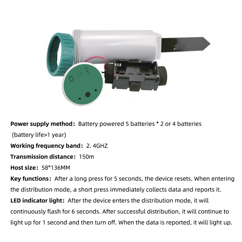 Zigbee-probador de suelo intel - Smart Garden Sensors reseña y precio